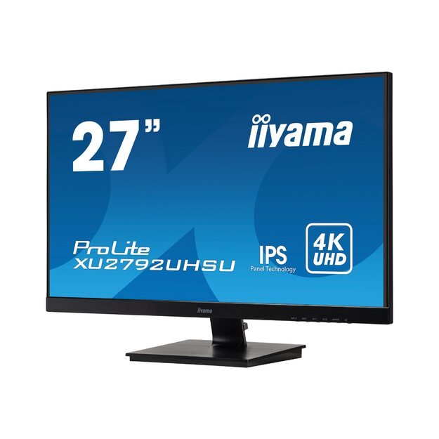 IIYAMA XU2792UHSU-B1 27inch WIDE LCD 3840 x 2160 4K UHD IPS Technology LED Bl USB-Hub
