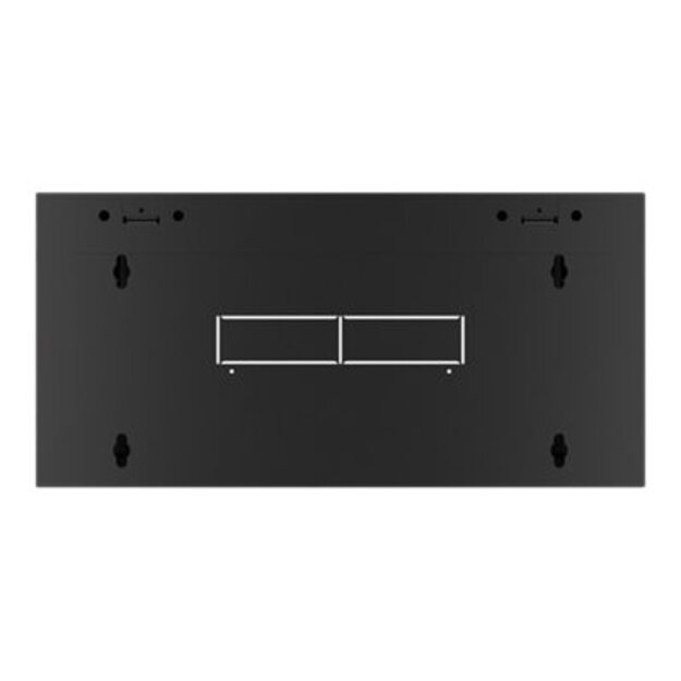 LANBERG 19inch wall-mounted rack 4U/570x600 demounted fast assembling flat pack black