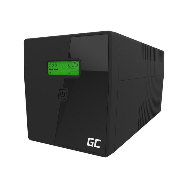 Nepertraukiamo maitinimo šaltinis UPS GREENCELL UPS03 UPS Micropower 1000VA Green Cell