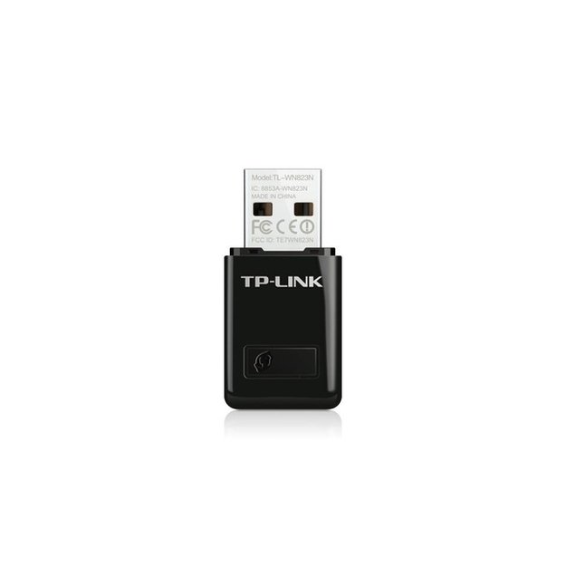 Belaidžio ryšio stiprintuvas TP-LINK N300 WLAN Mini-USB-Adapter, 2,4GHz, QSS-Taste, Autorun-Tool