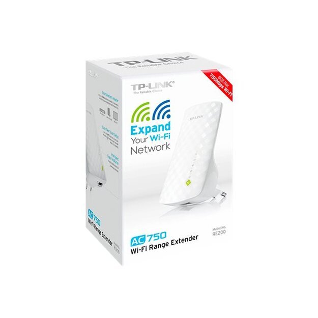 Belaidžio ryšio stiprintuvas TP-LINK AC750 Dual Band Wi-FI Wall Plugged