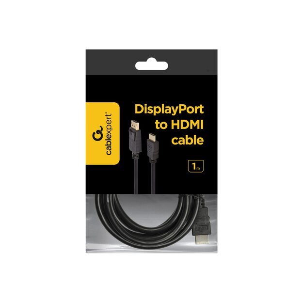GEMBIRD CC-DP-HDMI-1M Gembird cable DISPLAYPORT (M) -> HDMI (M) 1m 3