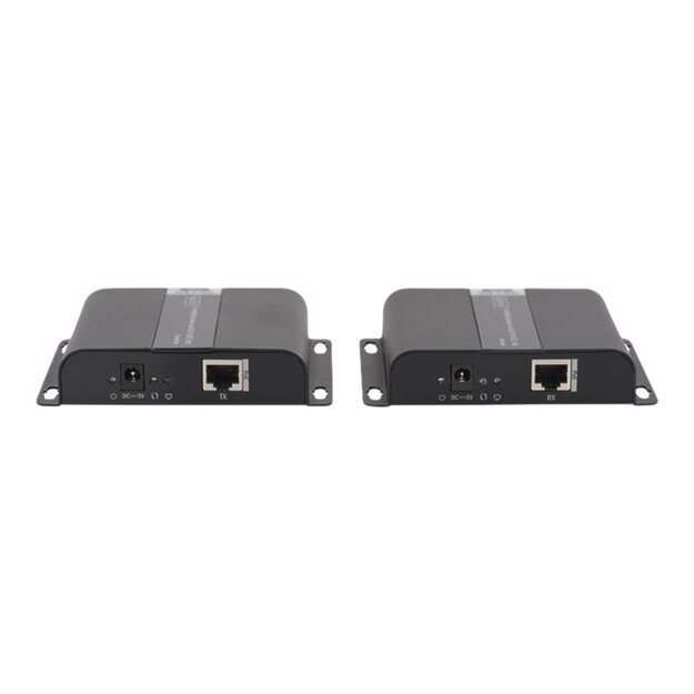 DIGITUS DS-55124 DIGITUS Extender HDMI IP/Cat.7 120m 4K 30Hz UHD PoE HDCP 1.4 IR audio (SET)