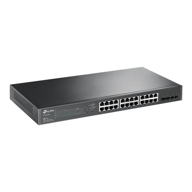 Komutatorius TP-LINK TL-SG2428P Type L2+ 24x10Base-T  100Base-TX  1000Base-T 4xSFP PoE+ ports 24 250W