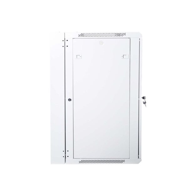 DIGITUS DN-WD19 18U/600 DIGITUS Wall Mount double section Cabinet 19 18U 901/600/600 glass grey mounted