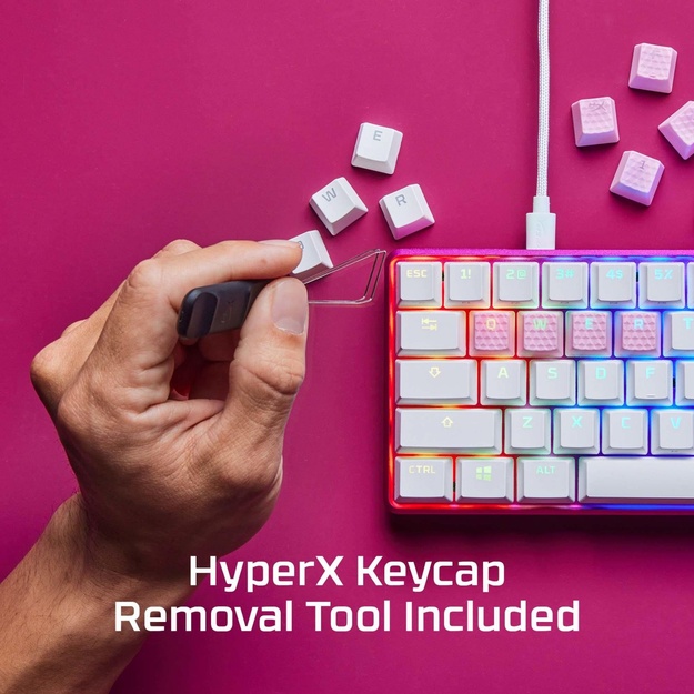 Klaviatūros mygtukai ACC KEYCAPS GAMING/PINK 519U0AA#ABA HYPERX