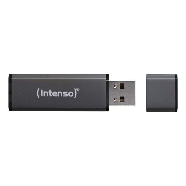 USB raktas MEMORY DRIVE FLASH USB2 8GB/ANTRACITE 3521461 INTENSO 1