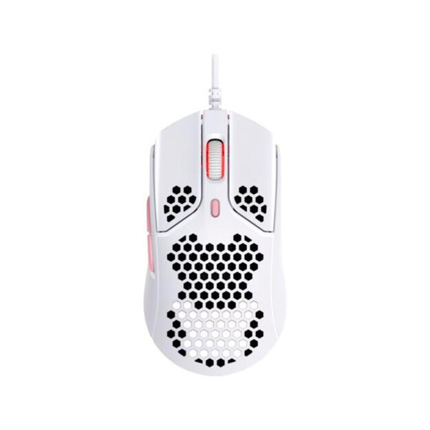 Kompiuterinė pelė laidinė MOUSE USB OPTICAL PULSEFIRE/HASTE HMSH1-A-WT/G HYPERX