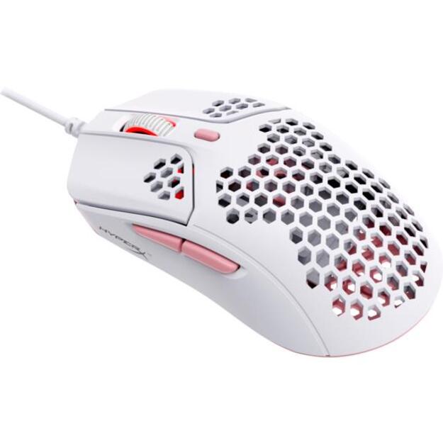 Kompiuterinė pelė laidinė MOUSE USB OPTICAL PULSEFIRE/HASTE HMSH1-A-WT/G HYPERX