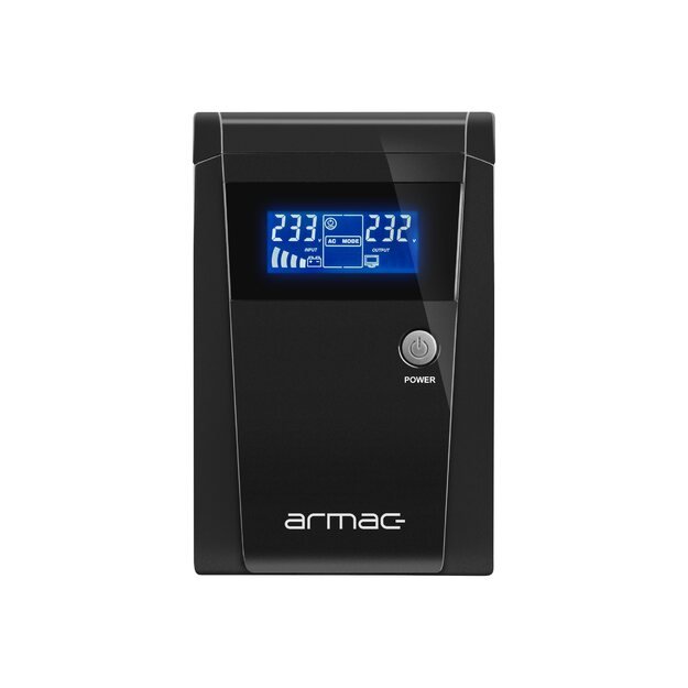 Nepertraukiamo maitinimo šaltinis UPS ARMAC O/1500F/LCD OFFICE Line-Interactive 1500F LCD 3x SCHUKO 230V OUT, USB