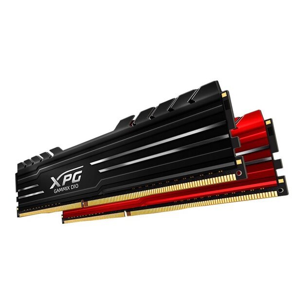 Operatyvioji atmintis (RAM) ADATA GAMMIX D10 32GB 2x16GB DDR4 3200MHz U-DIMM 16-20-20 Black