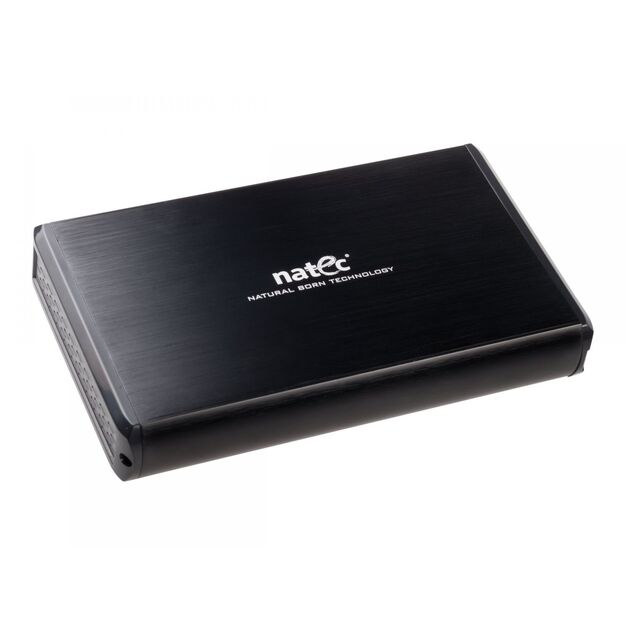 NATEC NKZ-0448 Natec RHINO External USB 3.0 enclosure for 3.5 SATA HDDs, black aluminum
