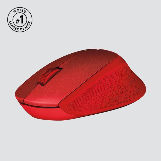 Kompiuterinė pelė belaidė OPTICAL WRL M330/SILENT RED 910-004911 LOGITECH