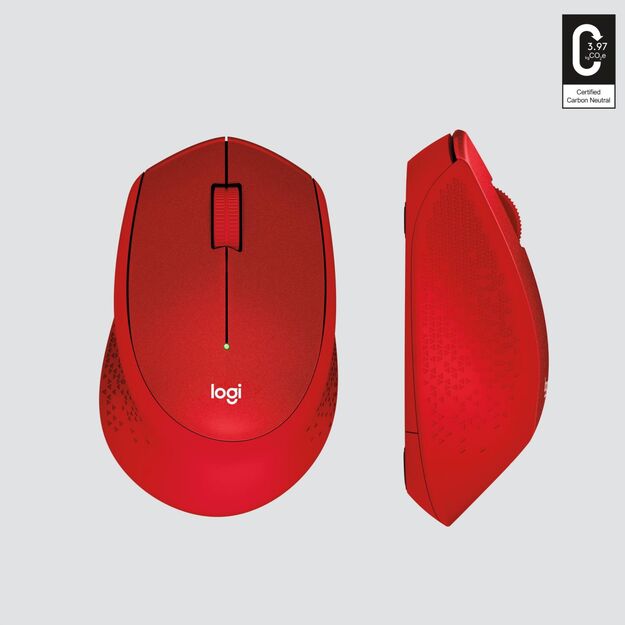 Kompiuterinė pelė belaidė OPTICAL WRL M330/SILENT RED 910-004911 LOGITECH