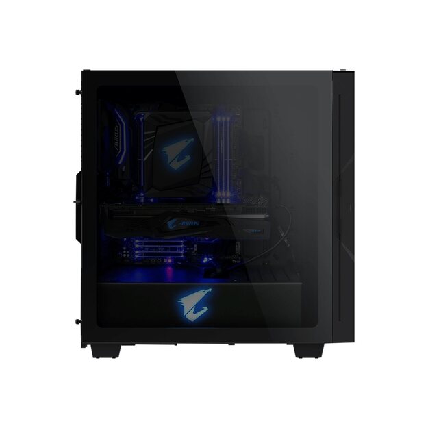 Kompiuterio korpusas |GIGABYTE|AORUS C300 GLASS|MidiTower|Not included|ATX|MicroATX|MiniITX|Colour Black|GB-AC300G