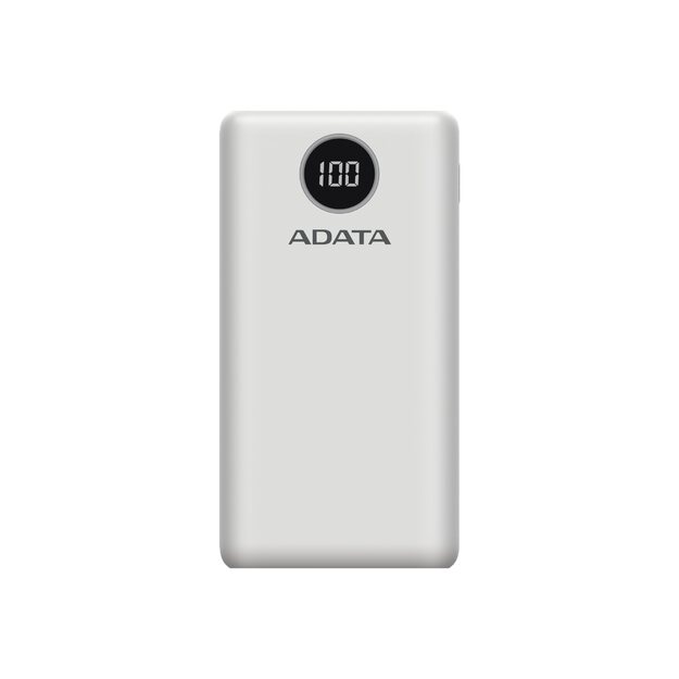 Išorinė baterija ADATA P20000QCD 20000mAh White