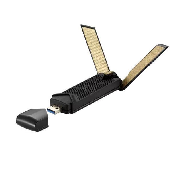 USB belaidžio tinklo Wi-Fi adapteris 1800MBPS DUAL BAND USB-AX56 ASUS