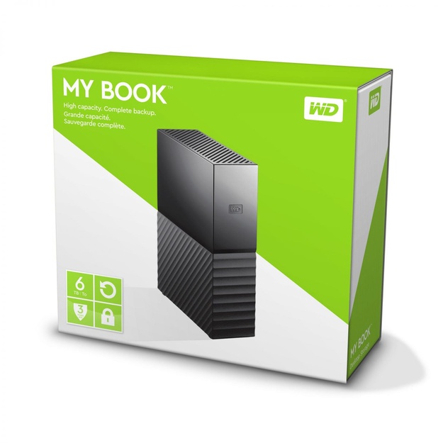 Išorinis kietasis diskas HDD |WESTERN DIGITAL|My Book|6TB|USB 3.0|Black|WDBBGB0060HBK-EESN