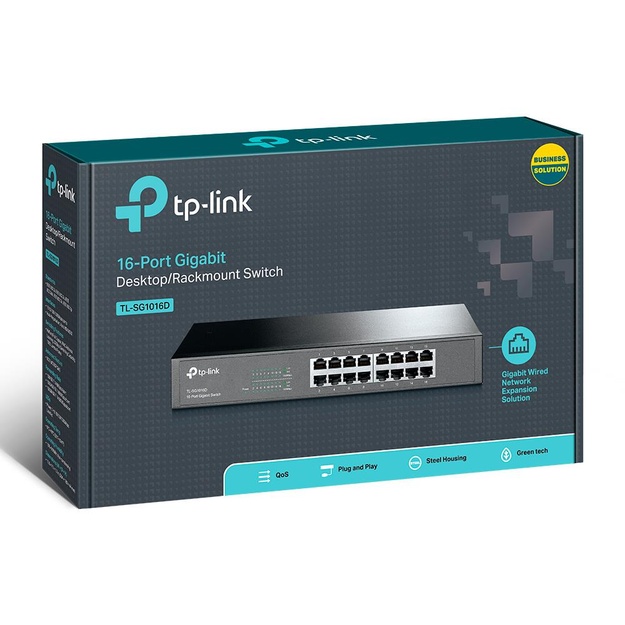 Komutatorius 16PORT 1000M TL-SG1016D TP-LINK