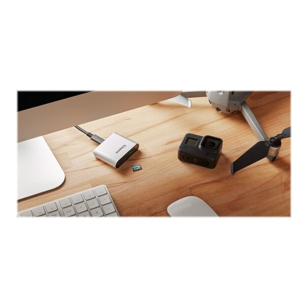 Atminties kortelių skaitytuvas MEMORY READER USB3.2 DUAL-SLOT/WFS-SDC KINGSTON