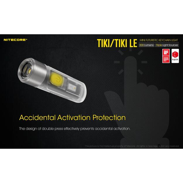 Žibintuvėlis T SERIES 300 LUMENS/TIKI NITECORE 5