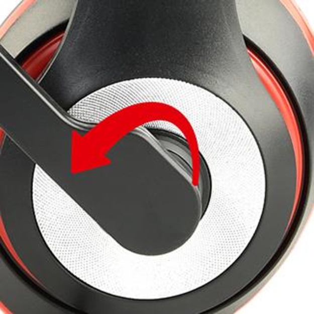 Ausinės HEADSET STEREO BLACK/MHS-03-BKRD GEMBIRD