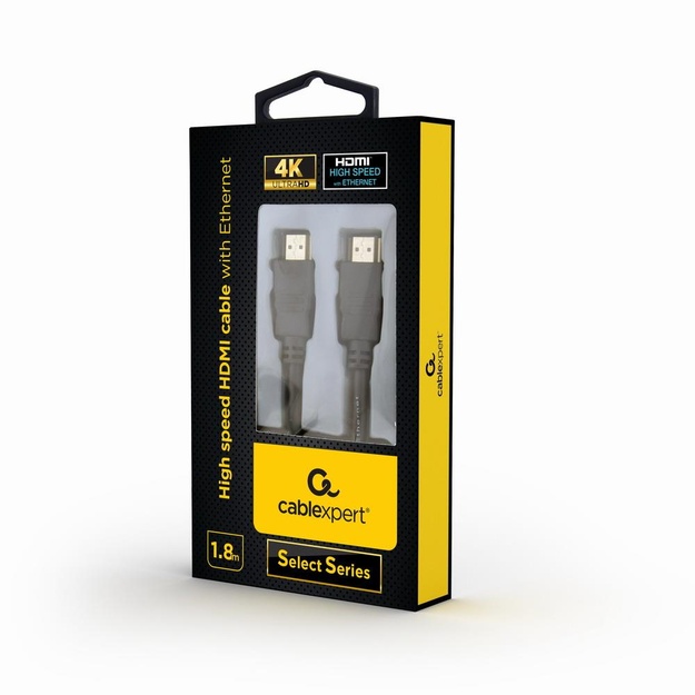 Vaizdo kabelis HDMI-HDMI 1.8M HIGH/SPEED CC-HDMIL-1.8M GEMBIRD