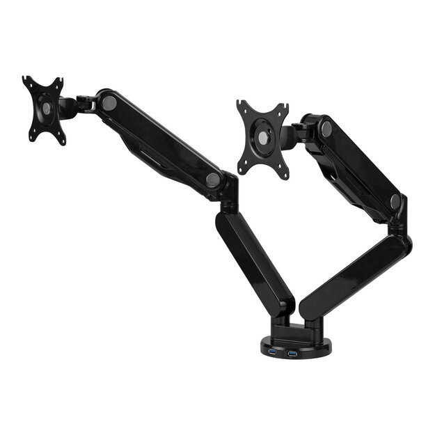 MONITOR ACC DESK MOUNT DUAL/PLATINIUM 8042501 FELLOWES