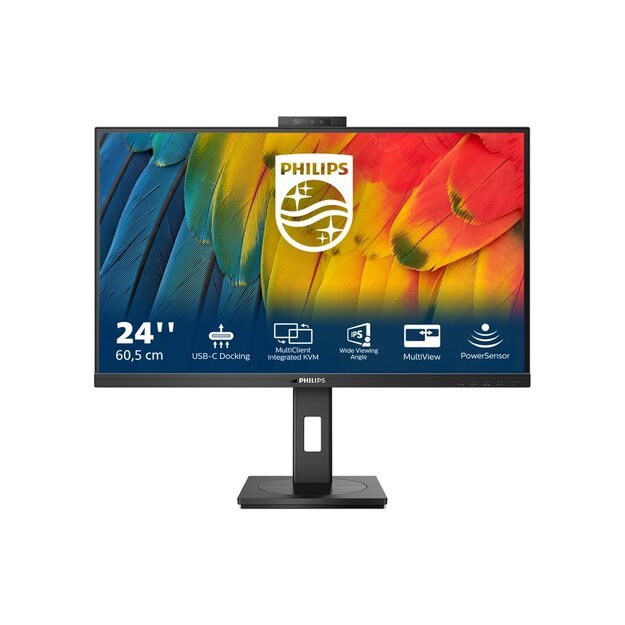 Monitorius PHILIPS 24B1U5301H 24inch 5000 series LCD TFT HDMI DP USB-C