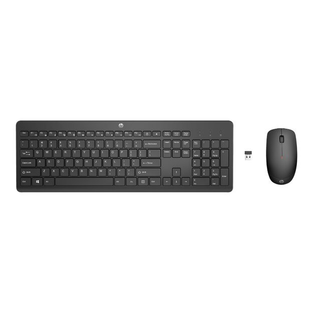 Klaviatūra + pelė komplektas HP 230 WL Mouse + Keyboard Combo (EN)