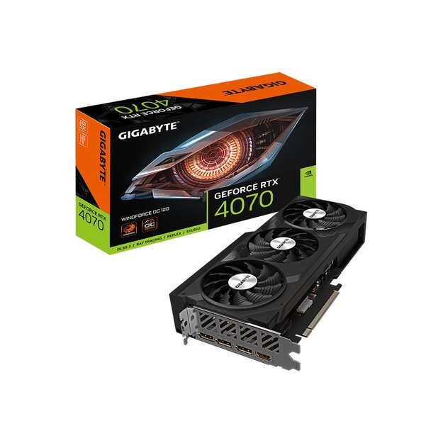 VGA PCIE16 RTX4070 12GB GDDR6X/GV-N4070WF3OC-12GD GIGABYTE