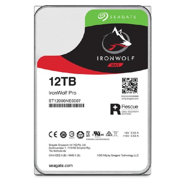 HDD SATA 12TB 7200RPM 6GB/S/256MB ST12000NT001 SEAGATE