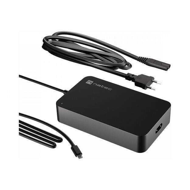 NATEC Laptop charger Grayling USB-C 90W for laptops tablets phones