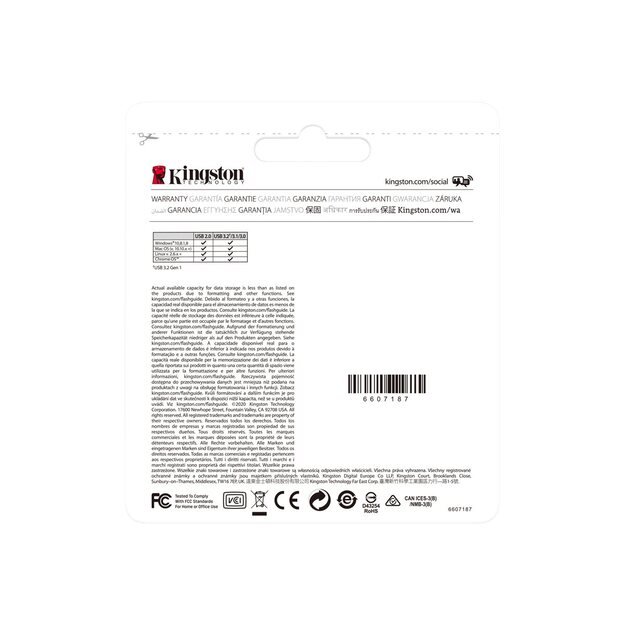 KINGSTON 256GB USB3.2 DataTraveler Gen1 Kyson 10