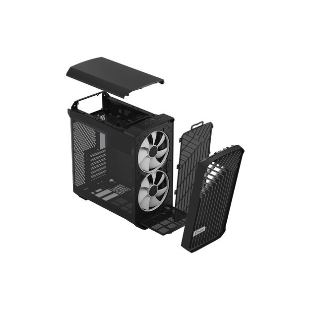 FRACTAL DESIGN Torrent Compact RGB Black TG Light Tint