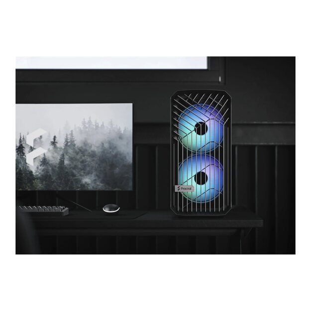 FRACTAL DESIGN Torrent Compact RGB Black TG Light Tint