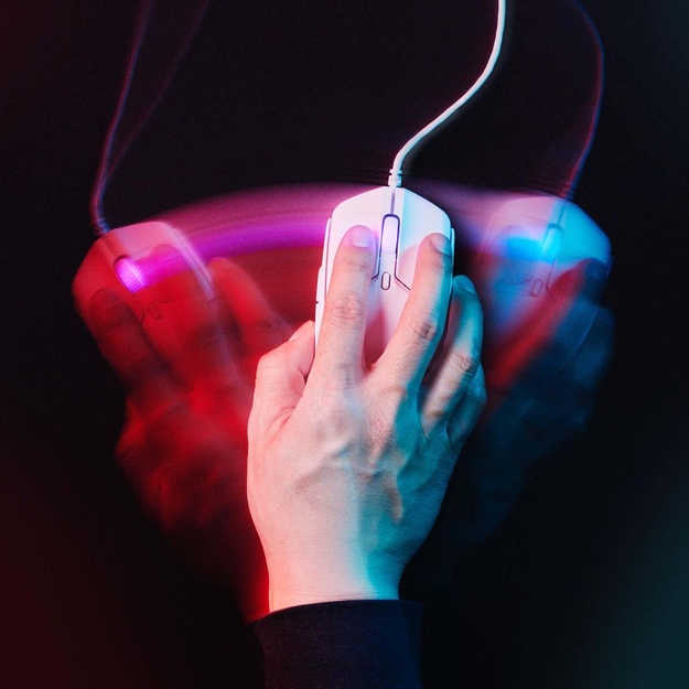 MOUSE USB OPTICAL PULSEFIRE/HASTE 2 WHITE HYPERX