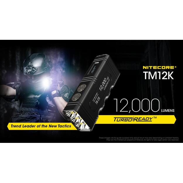 FLASHLIGHT TINY MONSTER SERIES/12000 LUMENS TM12K NITECORE 9