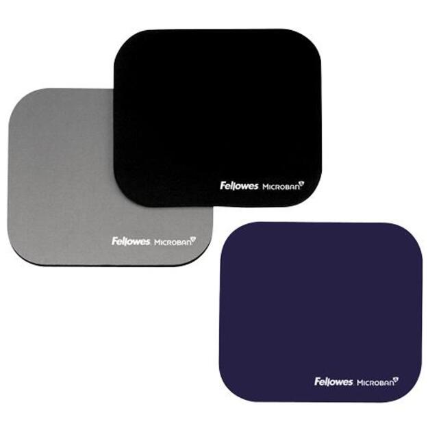 MOUSE PAD MICROBAN/SILVER 5934005 FELLOWES 6