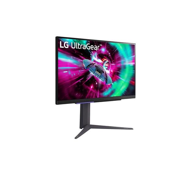 LCD Monitor|LG|27GR93U-B|27 |Gaming/4K|Panel IPS|3840x2160|16:9|144Hz|Matte|1 ms|Pivot|Height adjustable|Tilt|27GR93U-B 11