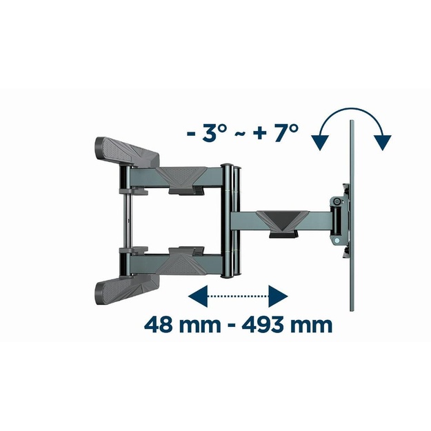 TV SET ACC WALL MOUNT 40-80 /WM-80ST-01 GEMBIRD