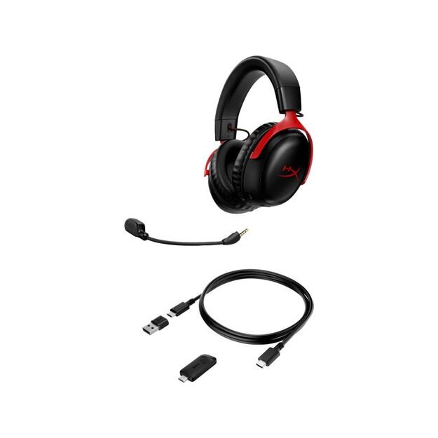 HEADSET HYPERX CLOUD III WRL/BLACK/RED 77Z46AA HYPERX