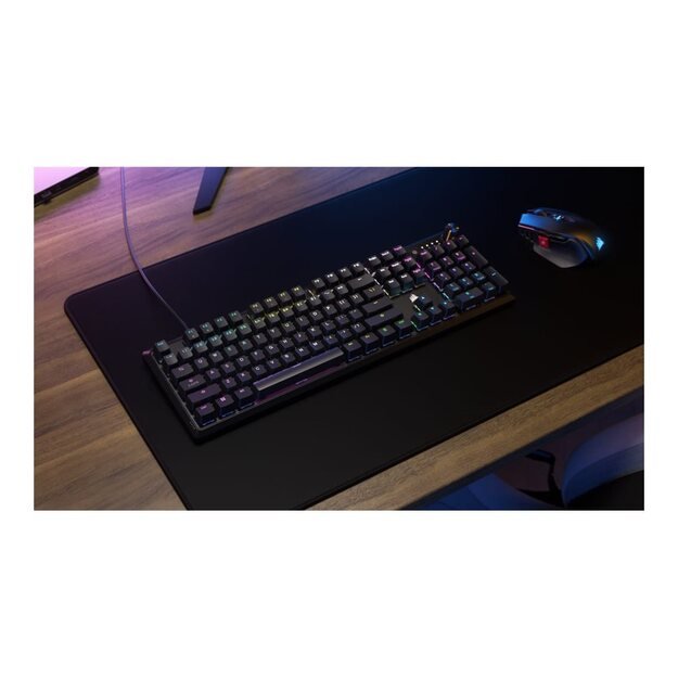 CORSAIR K70 RGB CORE Mechanical Gaming Keyboard Backlit RGB LED CORSAIR Linear Red Black 7