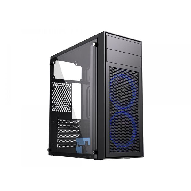 GEMBIRD Gaming Computer Case Fornax M100B Blue Fans 2