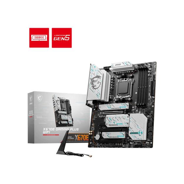 MB AMD X670 SAM5 ATX/X670E GAMING PLUS WIFI MSI
