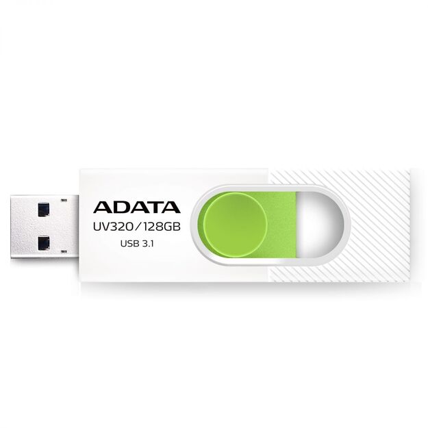 MEMORY DRIVE FLASH USB3 128GB/WHITE AUV320-128G-RWHGN ADATA 3