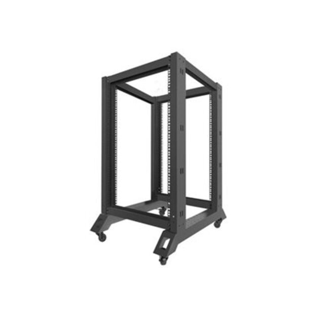 LANBERG Open rack 18U 600x800 black