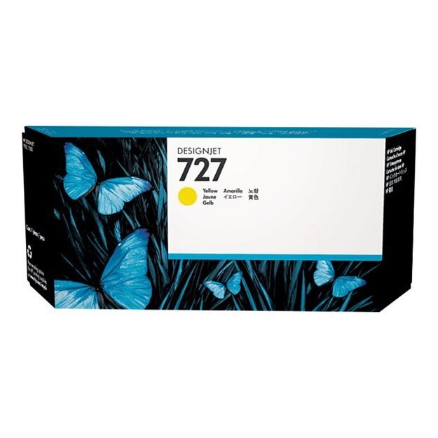 HP 727 300-ml Ink Cartridge Yellow