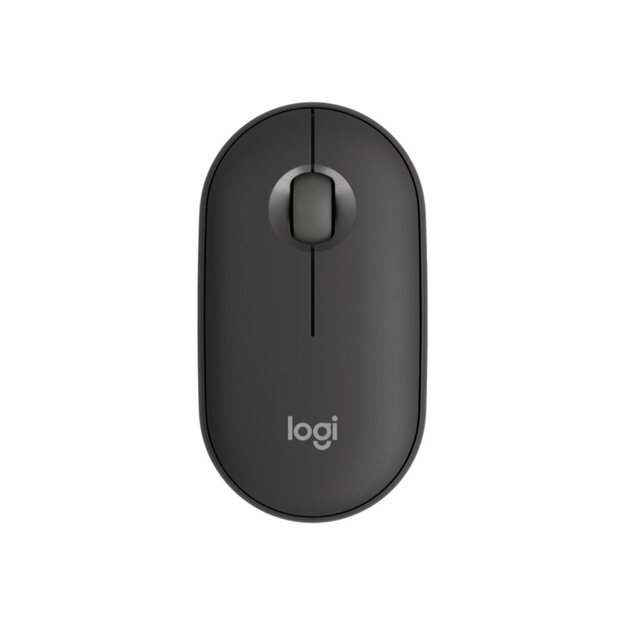 LOGITECH Pebble Mouse 2 M350s Mouse optical 3 buttons wireless Bluetooth 5.2 LE tonal graphite