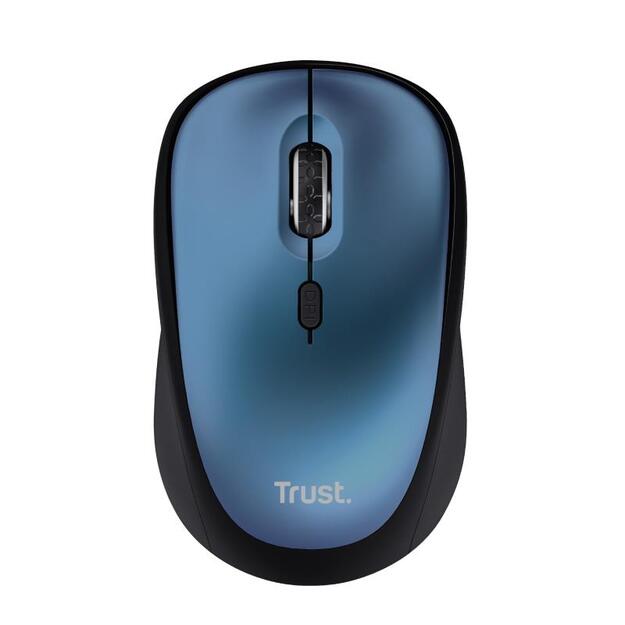 MOUSE USB OPTICAL WRL YVI+ ECO/BLUE 24551 TRUST 4